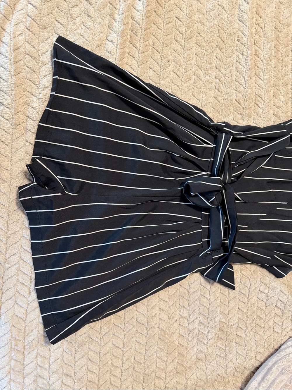 Black & White Striped Romper - Picture 5 of 5